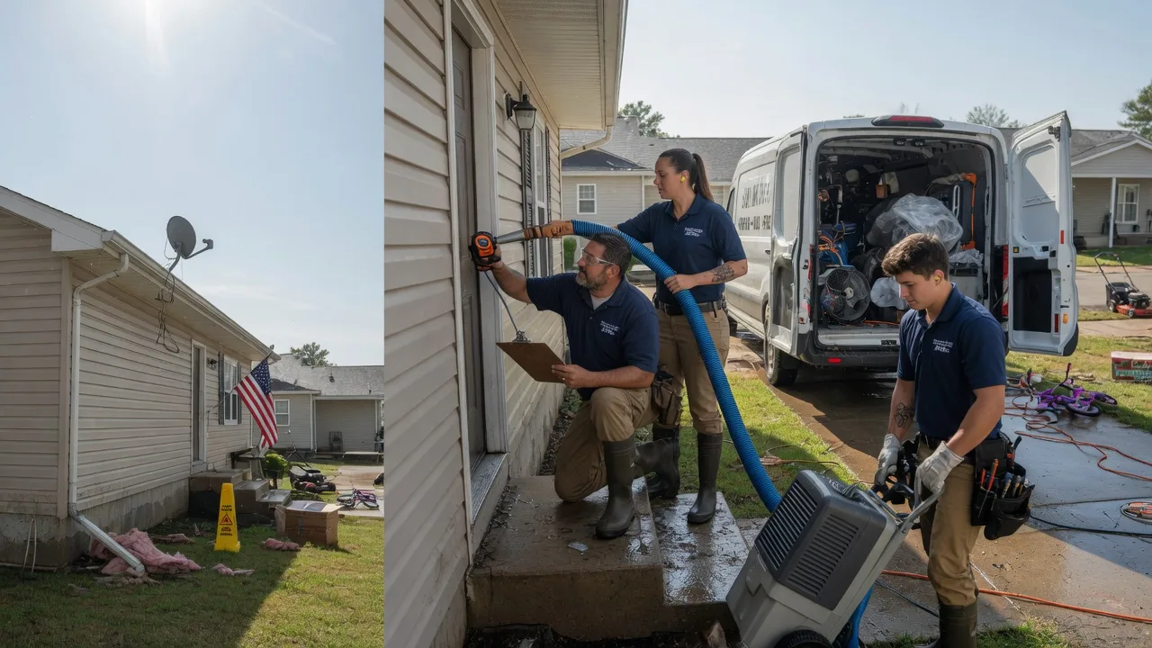 Ceiling Water Damage Restoration in Kendall, WI near me
